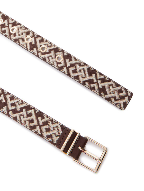 Tommy Hilfiger Diržas Tommy Hilfiger Th Square 2.5 Jacquard AW0AW18894 Ruda