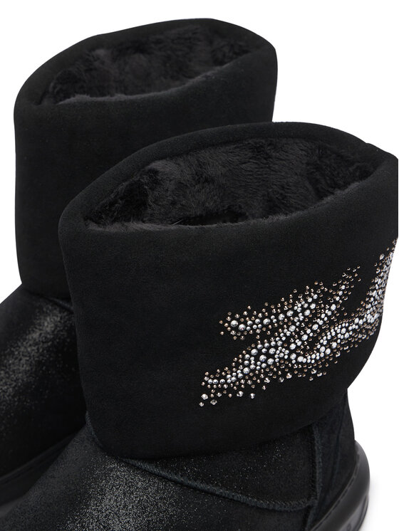 KARL LAGERFELD Cizme de zăpadă KARL LAGERFELD Kapri Kosi KL44557S Negru