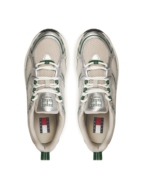 Tommy Jeans Sneakersy Tommy Jeans Archive'97 Metallic EM0EM01572 Biały