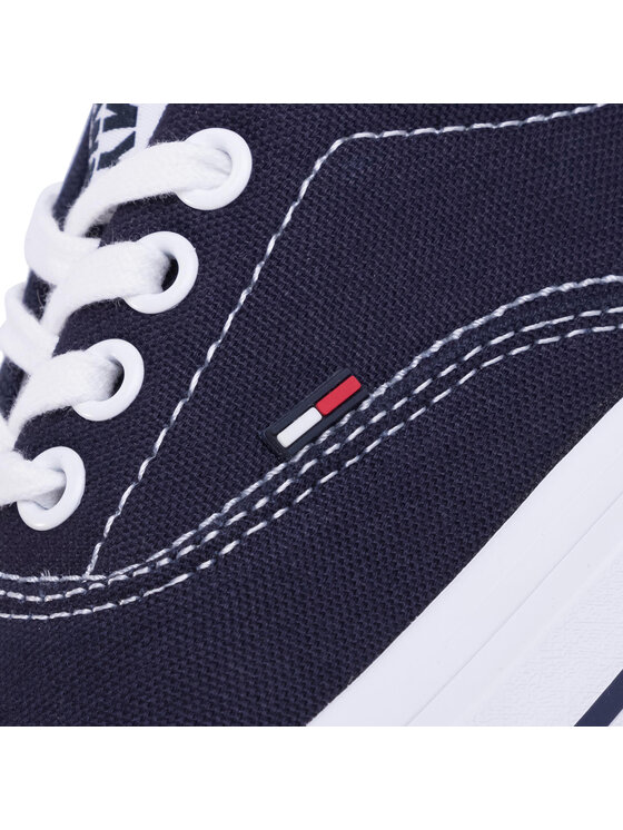 Tommy Jeans Teniși Tommy Jeans Lowcut Essential Sneaker EN0EN00794 Bleumarin