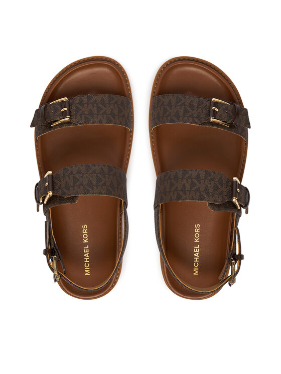 MICHAEL Michael Kors Босоніжки MICHAEL Michael Kors Nia Flat 40S6NIFS2B Коричневий