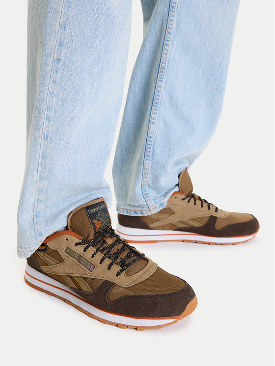 Reebok Sneakersy Reebok EO-CLASSIC LEATHER 100279145 Brązowy