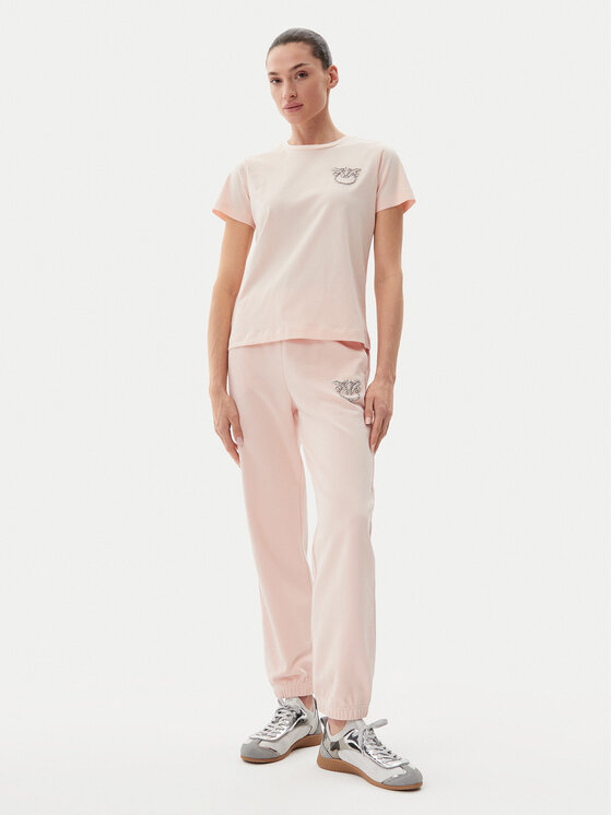 PINKO PINKO Футболка Nambrone 103320 A2G7 Рожевий Regular Fit
