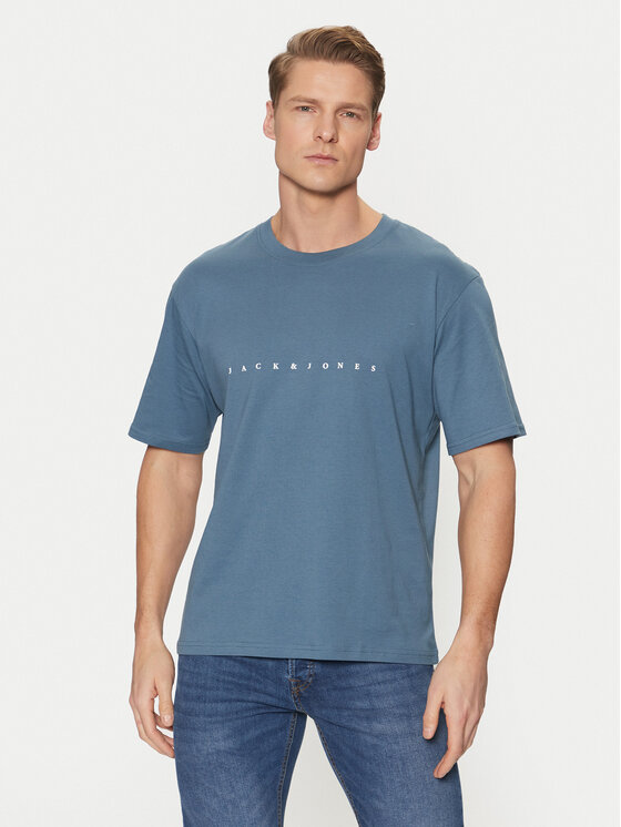 Jack & Jones Jack & Jones Футболка Star 12234746 Голубий Relaxed Fit