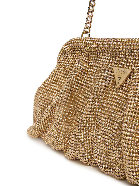 Guess Ročna torba Guess Zalina Mini HWRP93 50710 Zlata
