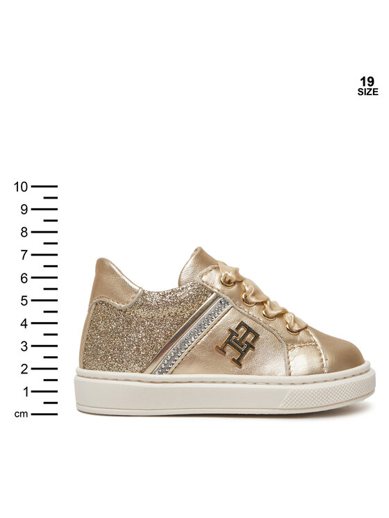 Tommy Hilfiger Laisvalaikio batai Tommy Hilfiger Sneaker Bassa Allacciata T1A9-33932-0829 M Auksinė
