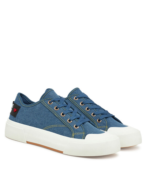 LOVE MOSCHINO Modne superge LOVE MOSCHINO JA15012G1MJO5700 Modra