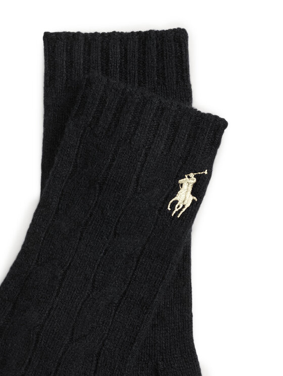 Polo Ralph Lauren Рукавички Polo Ralph Lauren 455981440001 Чорний