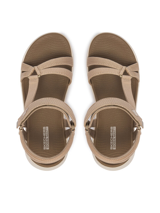 Skechers Босоніжки Skechers GO WALK FLEX SANDAL 141451/TPE Бежевий