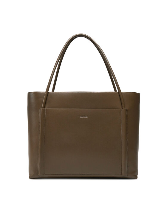 Calvin Klein Ročna torba Calvin Klein Ck Linn Large Shopper K60K613109 Rjava