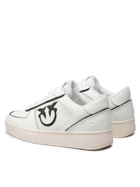 PINKO Snīkeri Pinko Bondy Basket Sneaker PE 22 BLKS1 1H210W Y84V Balts
