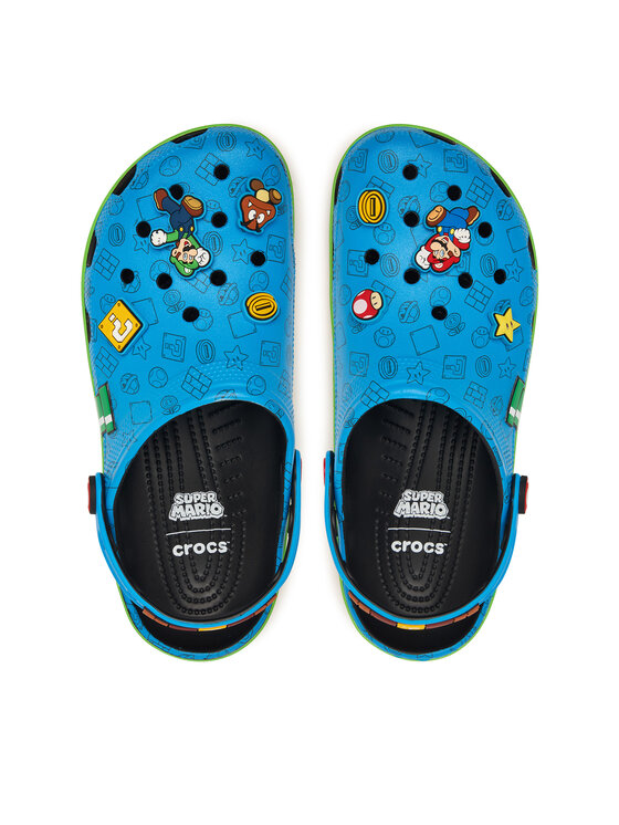 Crocs Шльопанці Crocs Super Mario Core Classic Clog 212138 Кольоровий
