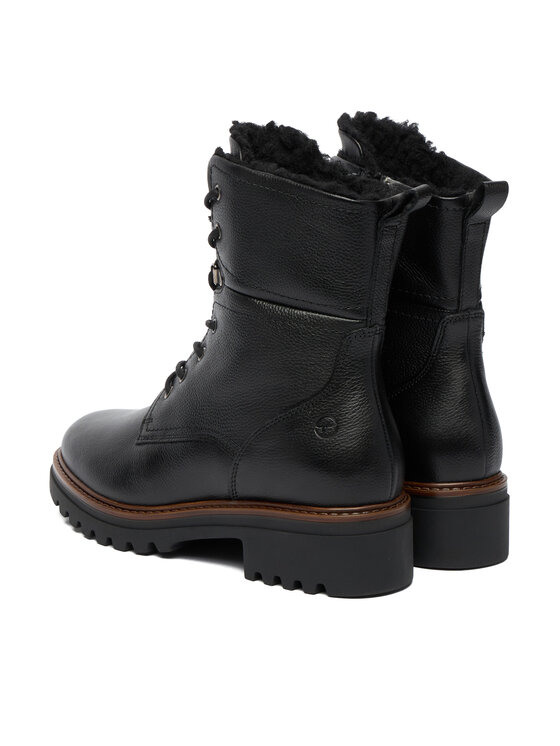 Tamaris Šnurovacia obuv Tamaris 1-26285-45 Čierna