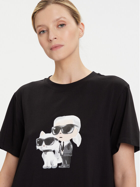 KARL LAGERFELD KARL LAGERFELD Camisón A3W45007 Negro Regular Fit