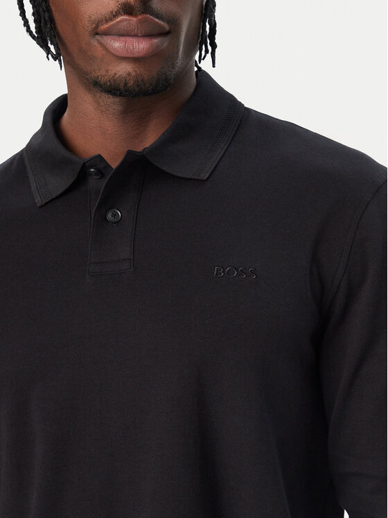 BOSS BOSS Polo Interlock 50527525 Negro Regular Fit