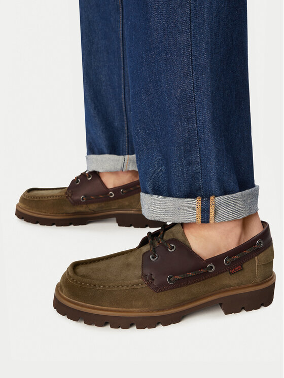 Clarks Chunky loafers Clarks Cleyhill Boat 26186180 Verde