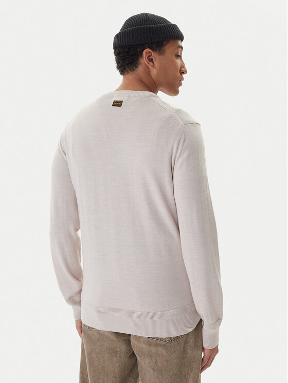 G-STAR G-Star Raw Sweater Premium Core D27686-B692 Bézs Regular Fit
