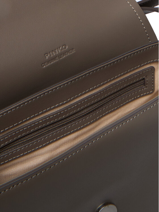 PINKO Kabelka PINKO Saddle Mini PE PLTT 103831 A1ZX Sivá