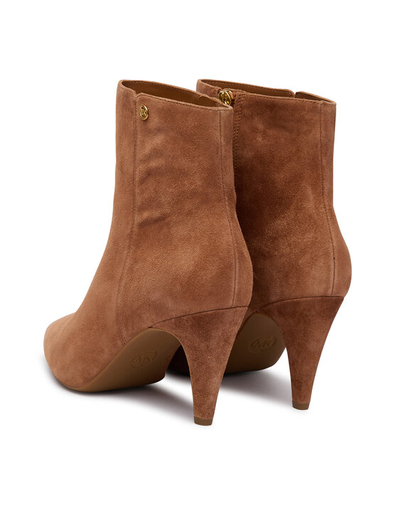 MICHAEL Michael Kors Botki MICHAEL Michael Kors Daniela Heeled 40F6DNME6S Brązowy