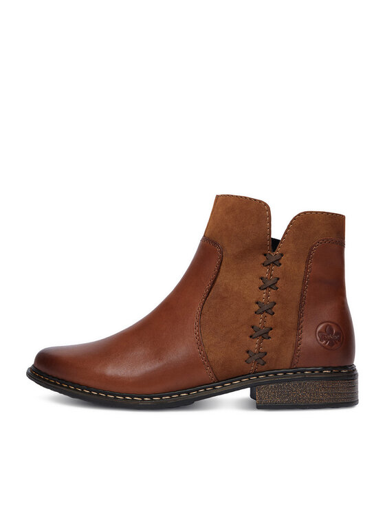 Rieker Polokozačky Rieker CEO-Z4951-24 Hnědá