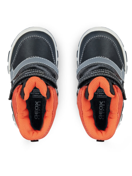 Geox Sniego batai Geox B Flanfil Boy B Abx B263VD 0CEFU C0038 M Juoda