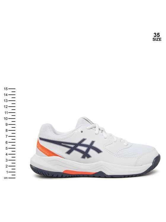 Asics Buty do tenisa Asics Gel-Dedicate 8 Gs 1044A077 Biały