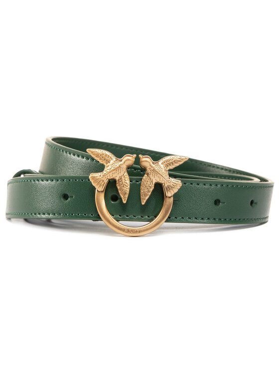 PINKO Жіночий ремінь Pinko Berry Small Simply 2 Belt AI 20-21 PLT01 1H20S6 Y5FF Зелений