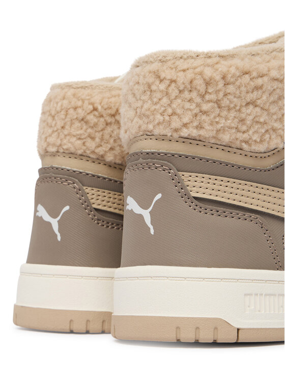 Puma Sneakersy Puma Rebound Slam Mid Cozy Jr 407728 01 Szary