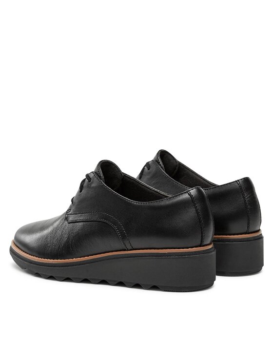 Clarks Оксфорди Clarks Sharon Rae 261754164 Чорний