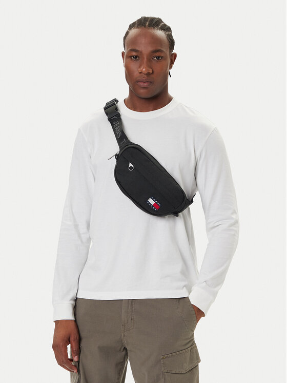 Tommy Jeans Torbica za okrog pasu﻿ Tommy Jeans Tjm Ess Daily Bumbag AM0AM13701 Črna