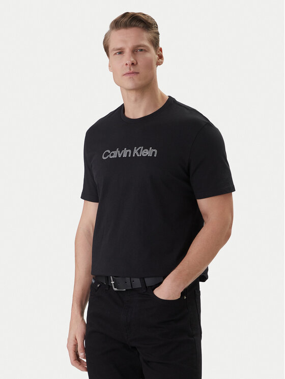 Calvin Klein Calvin Klein Camiseta LV04LF809G Negro Regular Fit