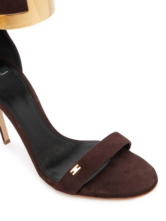 Elisabetta Franchi Босоніжки Elisabetta Franchi SA-91L-62E2-V600 Темно-коричневий
