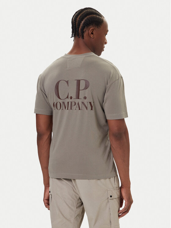 C.P. Company C.P. Company Camiseta 19CMTS103A005100W Caqui Regular Fit