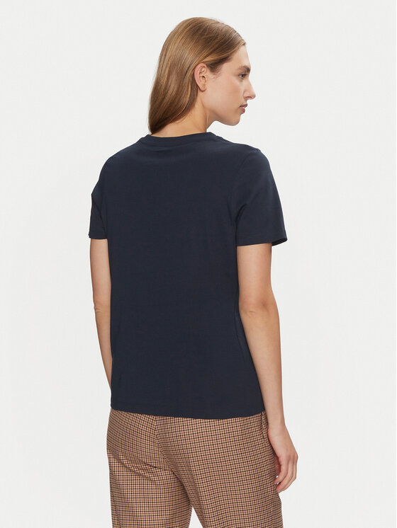 Tommy Hilfiger Tommy Hilfiger Camiseta WW0WW43895 Azul marino Regular Fit