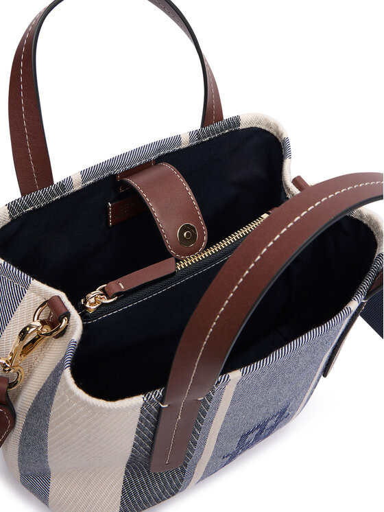 Tommy Hilfiger Soma Tommy Hilfiger Th City Mini Satchel Jacquard AW0AW18732 Zils