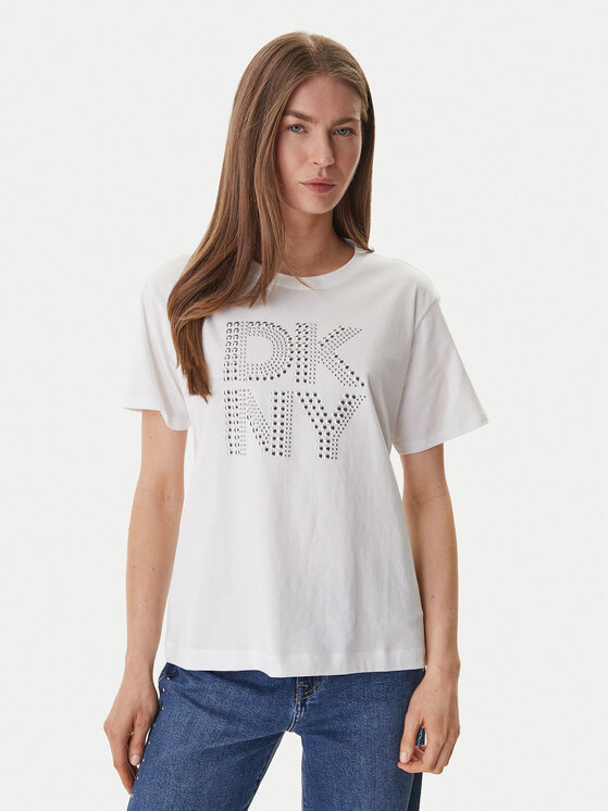 DKNY DKNY Camiseta DJ6T1741 Blanco Relaxed Fit
