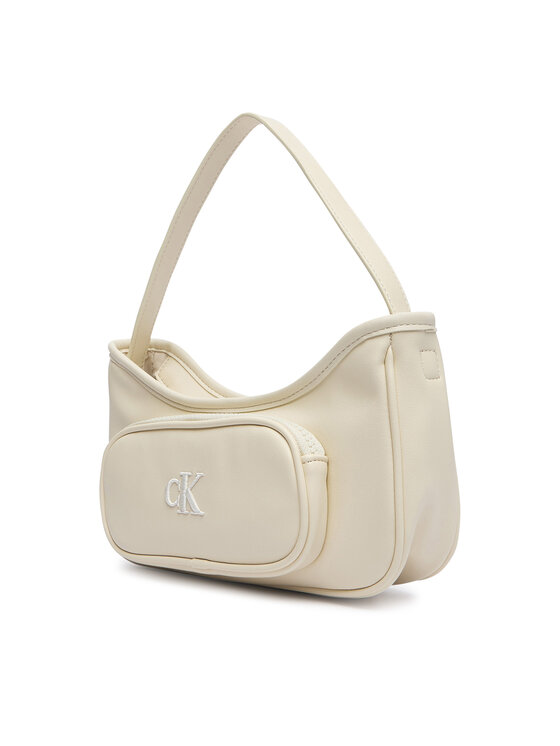 Calvin Klein Jeans Borsetta Calvin Klein Jeans Ck Shoulder Bag IU0IU00757 Beige
