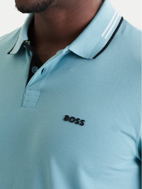 BOSS BOSS Polo Paul 50506193 Verde Slim Fit