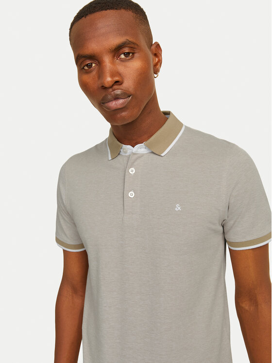 Jack & Jones Jack & Jones Conjunto de camisetas polo Paulos 12191216 Gris Slim Fit