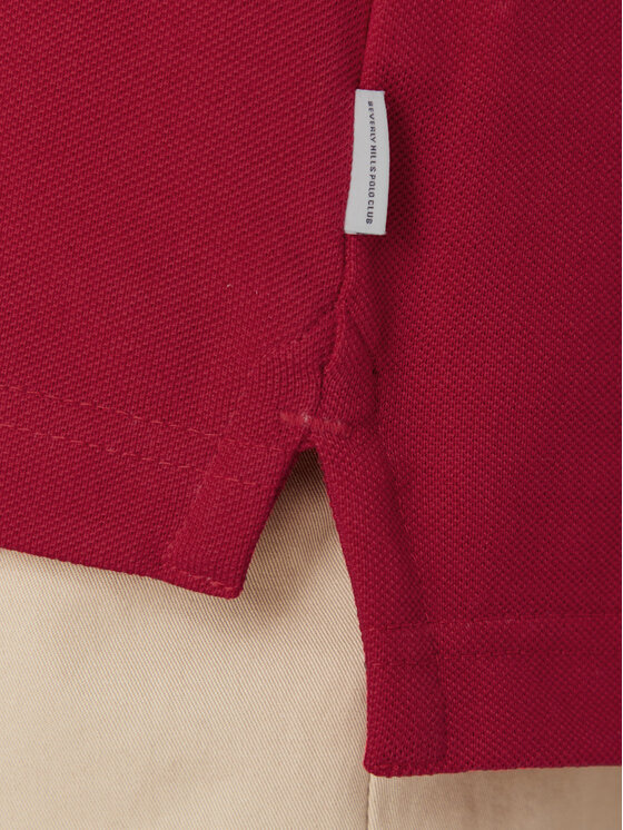 Beverly Hills Polo Club Beverly Hills Polo Club Polo P-SS26M-P2525 Rojo Regular Fit