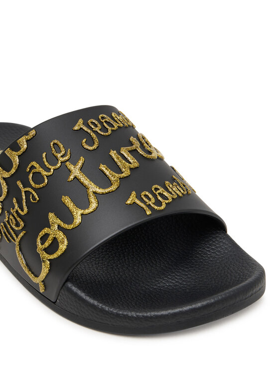 Versace Jeans Couture Шльопанці Versace Jeans Couture 79VA3SQ1 Чорний