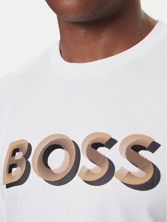 BOSS BOSS Camiseta H-Thompson 656 50551902 Blanco Regular Fit