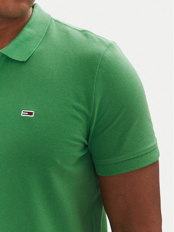 Tommy Jeans Tommy Jeans Polo DM0DM20676 Verde Slim Fit