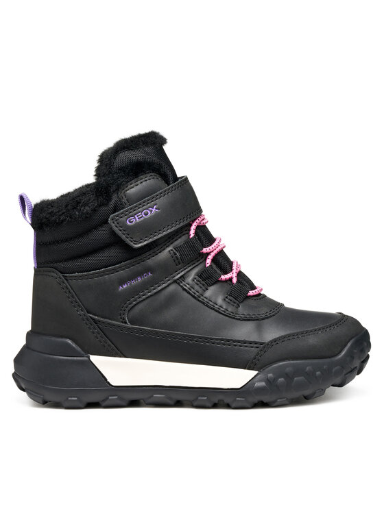 Geox Śniegowce Geox J Trekkyup B Ab J46M7A 0MEMS C9266 S Czarny