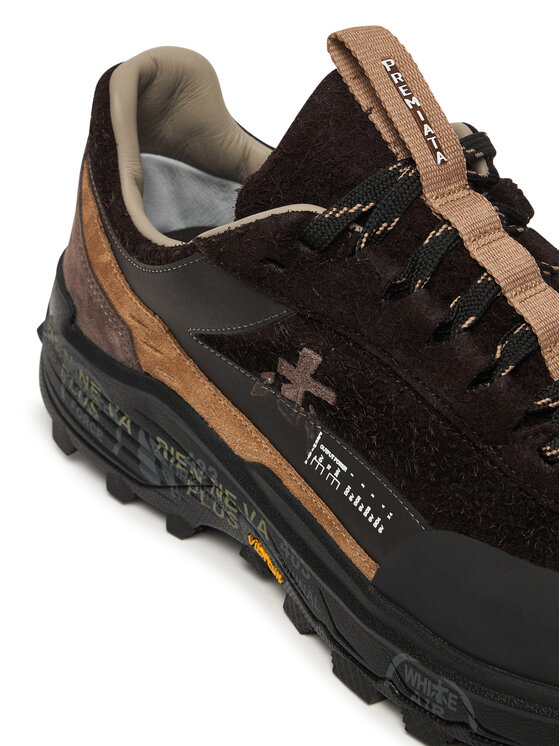 Premiata Sneakersy Premiata Devin Var 500 Tmavo hnedá