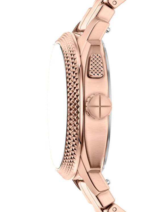 Fossil Годинник Fossil Machine Big Tic FS6158 Рожеве золото