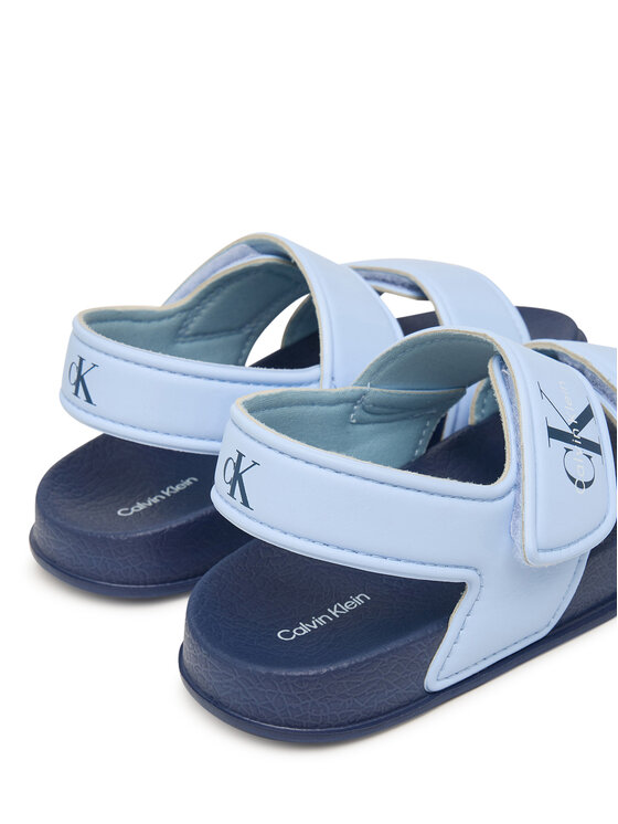 Calvin Klein Sandały Calvin Klein V1XF-83330-1172 S Niebieski