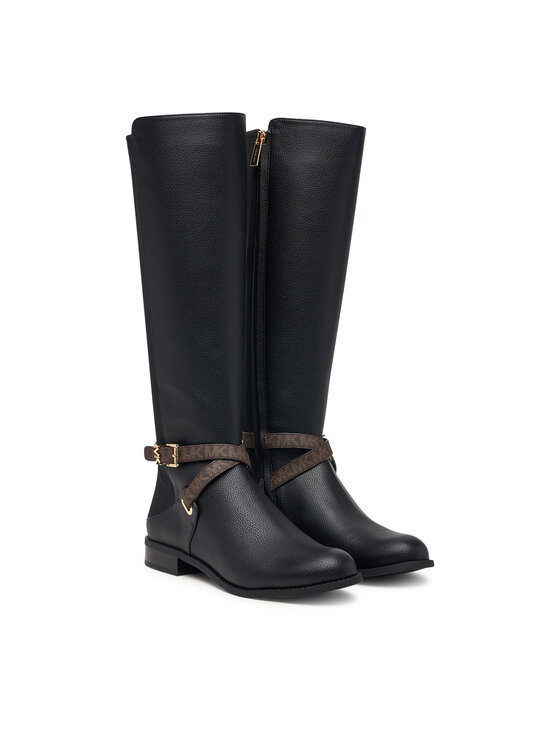 MICHAEL Michael Kors Klassische Stiefel MICHAEL Michael Kors Rachel Flat Boot 40F6RCFB6L Schwarz