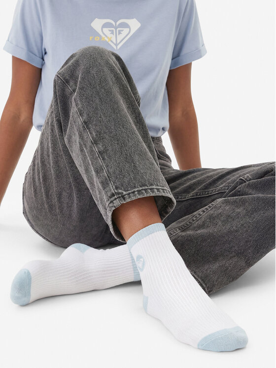 Roxy Duge čarape Roxy AS_ROXY_04Z_SS25 (3-PACK) Bijela