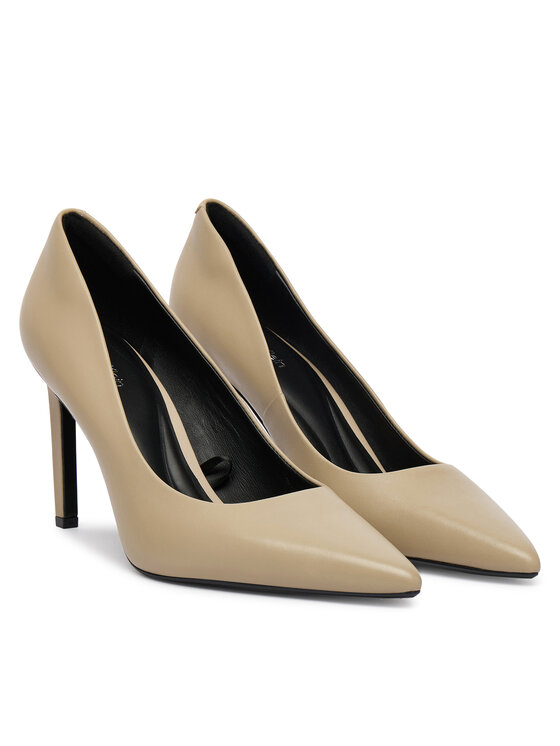 Calvin Klein Lodičky Calvin Klein Ess Stiletto 90 HW0HW02608 Béžová